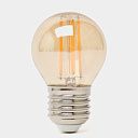 Лампа F-LED P45-7W-827-Е27 шар, 60Вт, 625Лм, тёплый, Gold ЭРА