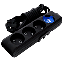 Удлинитель Viko Multi-Let 4х3м (черный) 400-36681