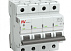 Выключатель автоматический AV-6 DC 4P 1A (C) 6kA EKF AVERES