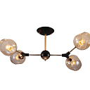 Люстра 8330 4xE27 GOLD+BLACK (TEKAVIZE) 159-17720