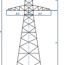 Опоры линий электропередачи У330-3+14