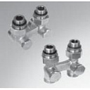 Присоединительный клапанный комплект двойной