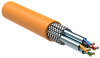 ITK Витая пара S/FTP кат.6A 4х2х23AWG solid LSZH нг(А)-HF оранжевый (305м)