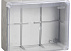 Коробка КМ41278 распаячная для о/п 240х195х165 мм IP55 (RAL7035, прозр. кр., кабельные вводы 5 шт)