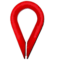 Коуши стальные для стальных канатов № 75 (22 мм - 25,5 мм)