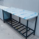 Стол нержавейка. Стол производственный из нержавейки 236×50×85 (h)