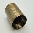 Алюминиевый точечный светильник GU10 Downlight TK-97, желтая бронза (TEKLED), артикул 143-03546