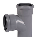 Тройник ПП для внутренней канализации 87° Ду 90х90 OSTENDORF