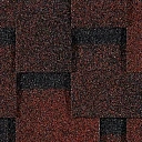 Гибкая черепица Eurasia, лабиринт, красный