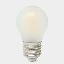 Лампа F-LED P45-7W-827-E27 шар, 55Вт, 625Лм, матовый, тёплый ЭРА