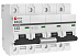 Автоматический выключатель 4P 63А (C) 10kA ВА 47-100 EKF Basic