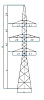 Опоры линий электропередачи (35кВ, 110кВ, 220кВ, 330кВ, 500кВ, 750кВ)