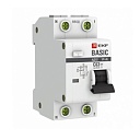 Автоматический выключатель дифференциального тока 1P+N 63А 30мА тип АС х-ка C эл. 4,5кА АД-12 EKF Basic