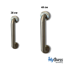 Поручень для санузла С-01 MATTE CHROME 38 см