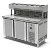 Холодильный стол для приготовления пиццы и салатов Empero EMP.150.80.01-PSYG