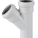 Тройник ПП для внутренней канализации Skolan SKEA 45° Ду 50х50 OSTENDORF