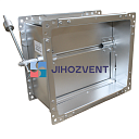 Клапан прямоугольный взрывозащищенный КОПВ