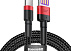 Кабель USB  Baseus  CATKLF-G91 Черный/Красный 1M