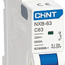 Автоматические выключатели Chint, NEXT NXB-63 6kA 1P х-ка C 25A
