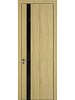 Дверь квалитет к2 alu black topan дуб натуральный продольный black lacobel
