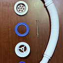 Сифон для раковины 135 см с выходом Ф50 мм (50)