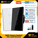 Умный сенсорный выключатель Tuya (2-ной)