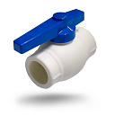 Шаровой кран d-20, пластик