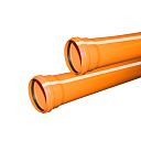 Труба ф110 с раструбом L=2 м