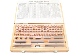 Концевые плоскопараллельные меры КМД класс-0  87шт мер Фото #8000814