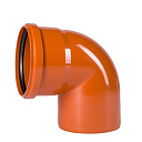 Отвод ПВХ для наружной канализации 87° Ду 200 OSTENDORF