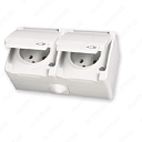 Розетка IP54 гермети с крышкой и с зазем. 2-я NEMLIYER