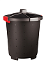 Бак для мусора 45л (d42см h57см) с крышкой