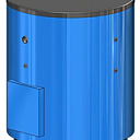 Бойлер косвенного нагрева 5000 л с одним змеевиком DTIB-5002