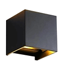 Светодиодный уличный настенный светильник WD023 2x3W 3000K BLACK IP54 (TEKLED) 183-03292