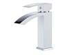 Смеситель CASELA CL51017WH (белый) для умывальника с гайкой 