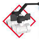 Кран шаровой латунный LD Pride 47.15.В-Н.Б Ду15 Ру4,0 бабочка 0,154 кг