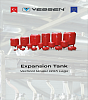 Расширительный бак VESSEN 8 лт - 10 BAR - Красный/Синий