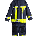 Боевая одежда пожарных "Боевка" с отражателями и защитой плеч