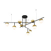 Люстра MD21448 / 9 9xG9 GOLD + BLACK D1400xH450mm