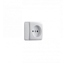 VIOLA Розетка б/з белая