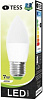 Лампа светодиодная C30 7 Вт "TESS" E27 4000K СВЕЧКА