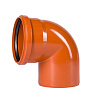 Отвод ПВХ для наружной канализации 87° Ду 160 OSTENDORF