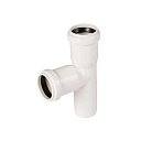 Тройник ПП для внутренней канализации 87° Ду 50х50 белый OSTENDORF
