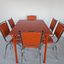 Стол и стулья 2 п