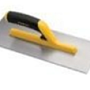 Plaster trawel  soft handle (spring steel)  малка прямая, открытая пластиковая ручка 147