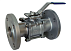 Шаровой кран из нержавеющей стали с возможностью установить привод / фланцевый V-3 FP (AISI316) / DN15