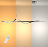 Люстра Modern Wave Pendant Light Chrome D120 CCT Changeable (TEKLED) 159-18140