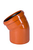 Отвод ПВХ для наружной канализации 30° Ду 160 OSTENDORF