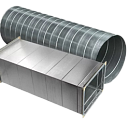 Изготовление воздуховодов из оцинкованного листа толщиной до 1.2 мм