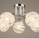 Люстра 8312 5xE27 CHROME+WHITE (TEKAVIZE) 159-17718